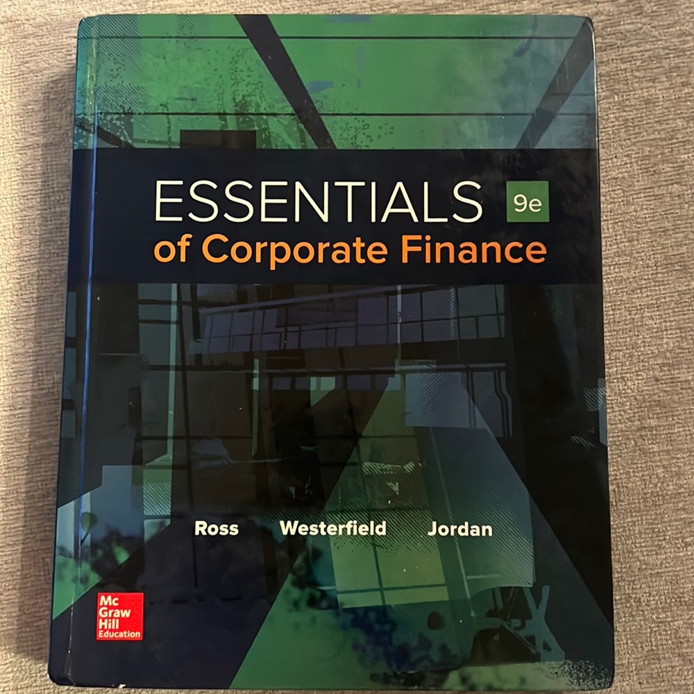 Essentials of corporate finance